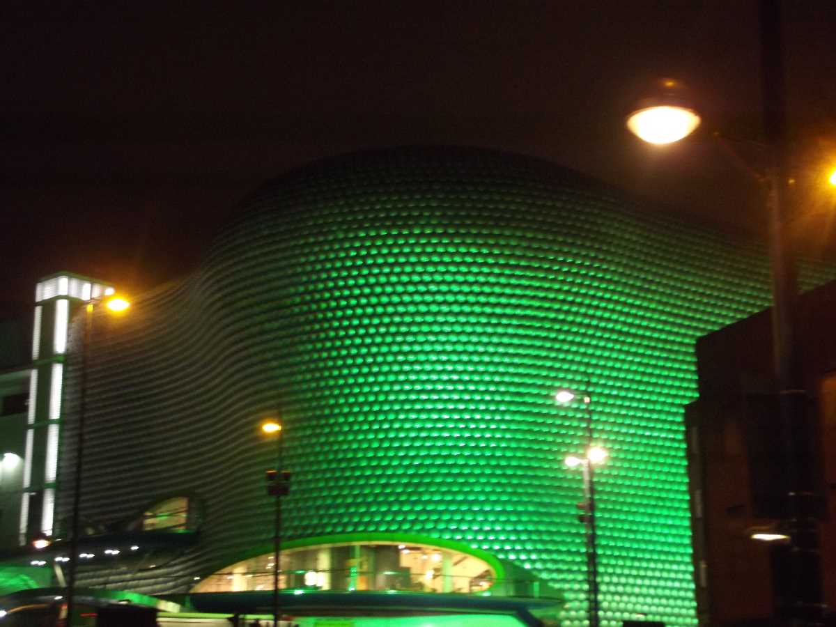 Green Selfridges for St Patrick's Day (March 2013)